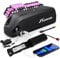 Adaluolo 48V Ebike Battery, 48V 13AH Electric Bike Lithium Batteries Hailong Bicycle Battery with 2A Fast Charger, Indicator Light, Safe Lock, 5 Pin Base Plate, USB Port (48V 13AH 5 Pin+USB for 1000W)