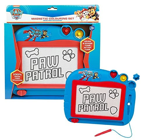 Paw Patrol Tableau à dessin magnétique avec stylo et formes