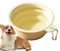 Cuenco de agua plegable para perros, cuenco plegable para perros | Plato de taza extensible plegable para suministro de agua | Plato de taza de silicona para suministro de agua, plato de agua de