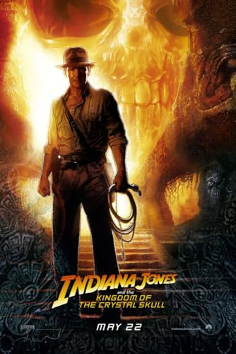 Filmposter Indiana Jones und das Königreich des Kristallschädels, 28 x 43 cm
