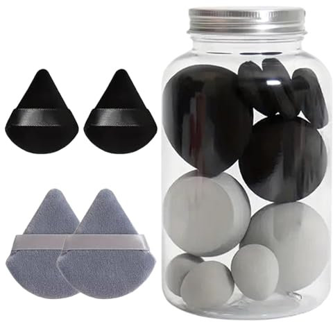 14 Pièces Éponge à Fond De Teint Blender Pour Maquillage - Beauty Sponge Pour Utilisation Humide Et Sèche