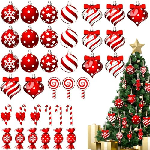 Zuckerstangen Weihnachtsbaum Deko, 36 X Zuckerstangen Deko Weihnachtsbaum, Weihnachtsbaumschmuck Zuckerstangen, Zuckerstangen Weihnachtsbaumschmuck, Weihnachten Süßigkeiten Dekoration