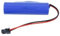 HELINAZI Batteria Ricaricabile agli ioni di Litio 3,7 V 18650 Batteria Sostitutiva di Grande capacità Scheda Protettiva Integrata con Spina SM/XH 2,54,Sm2.54 Plug,1500mAh