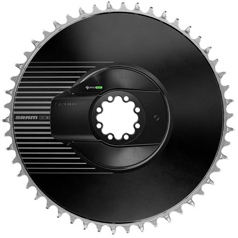 Sram Quarq Direct Mount Red AXS E1 Aero Kettenblätter 56T Direct Mount Schwarz/Silber