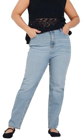 Yours Curve Straight Leg Ruby Jeans - Women's - Plus Size Curve