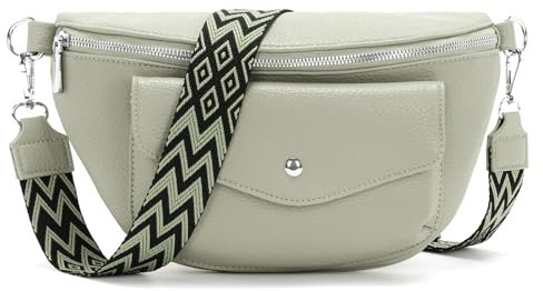 Atgbiem 9 Farben Bauchtasche Damen 2025 Umhängetasche Damen Klein Crossbody Bag Grün Kleine Handtasche Schönes Geburtstagsgeschenk für Frauen