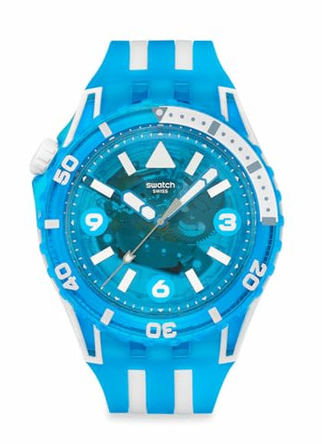 Swatch SSCU09, Blau, Blau