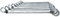 GEDORE Doppelringschlüssel Satz, 8-teilig, 6-22 mm, gekröpft, geschmiedet, Premium Handwerkzeug-Set, ideal für Profi-Handwerker und Heimwerker
