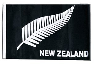 Fahne Flagge Neuseeland Feder Blacks 30 x45 cm