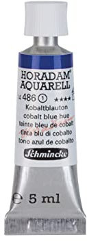 Schmincke – HORADAM® AQUARELL - feinste Künstler-Aquarellfarben, Kobaltblauton - 5 ml