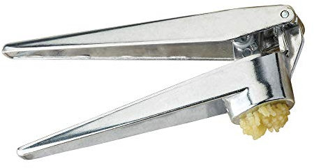 Fantes Knoblauchpresse, selbstreinigend, ohne Schälen, 16,2 x 2,5 cm, das italienische Markt-Original seit 1906