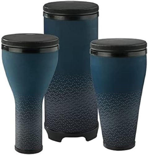 Remo World Percussion Sets Festival Combo Pack (1x Djembe, 1x Timbau, 1x Tubano) Royal Blue DP-2510-AA 63