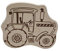 DEKOFANT Frühstücksbrettchen Kinder Holz Brett Motiv Traktor Bulldog Frühstücksbrett Kinder ca 26x22x1,5cm