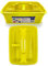 TDBS The Dustpan and Brush Store Cleaning Caddy with Handle Cleaners Caddy Organiser Carry Baskets for Cleaning Products (Yellow)