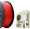 Bio PLA Filament 3D-Drucker PLA 1,75mm 1kg Spule Rolle (Rot)