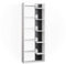 Vicco Raumteiler Fico, stehendes Bücherregal, Anthrazit/Weiß, 61 x 160.2 cm