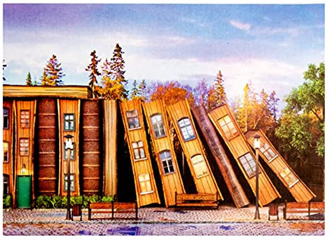 Arrow 1851 Fantasy Library 1000 Piece Puzzle for Adults & Kids | 27 x 20 Inch Jigsaw Puzzles Game with Extra Thick Pieces That Fit Together Easily | Made from Recycled Paper | Bonus Poster Included