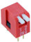 2-Way Piano DIP DIL Red PCB Switch (Quantity x 1)