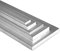 TJ profilo alluminio piatto 15x2mm - Lunghezza 2m / profilati alluminio robusto e durevole/profili alluminio per uso versatile interno ed esterno/profilo alluminio resistente alla corrosione