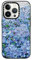 CASETiFY Compact iPhone 14 Pro Case [2X Military Grade Drop Tested / 4ft Drop Protection] - Nantucket Blue Hydrangeas - Clear Black