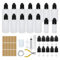12 Stk Liquid Flaschen 50ml,Tropfflasche 2x10ml Dropper Bottle Quetschflaschen Leer Plastikflaschen Reiseflasche mit Kindersicherung Ersatzdeckel Inkl. Messbecher Trichter Spritzen Flachzange (50ml)