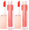 Maybelline New York Lifter Gloss Candy Drop Lipgloss mit Hyaluronsäure, feuchtigkeitsspendend, Farbe 22 Peach Ring mit Applikator XL - 2 Kosmetika