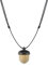 Limtula Lange Halskette, Retro-Stil, gedreht, Ebenholz, Eichel, Gawu Box, einfache literarische Halskette für Damen und Herren, Schmuck, Wunschflasche, Schmuck, Ebenholz, Sandelholz, grünes Sandelholz