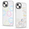 Olgary 2 Stück Hülle für iPhone 14 / iPhone 13 6,1, Handyhülle mit Transparent Lächelndes Gesicht Muster Design Aesthetic Mädchen Frauen Case, Weich Durchsichtig Schlanke TPU Silikon Stoßfest Cover