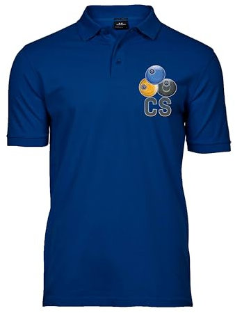 Personalised Polo T-Shirt for Men - Custom Lawn Bowls Tee Style 3