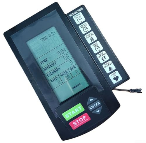 Monitor de bicicleta de ejercicio Velocímetro, máquina elíptica Fitness Bike Display Contador Velocidad, pantalla de contador de bicicletas con planes de entrenamiento personalizados