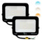 Nova Electricity Proyector LED 50W IP65 para Exterior - Foco Luz Neutra 4000K, Aplique de Pared Impermeable para Jardín y Farolas - Iluminación Segura y Duradera - PACK 2
