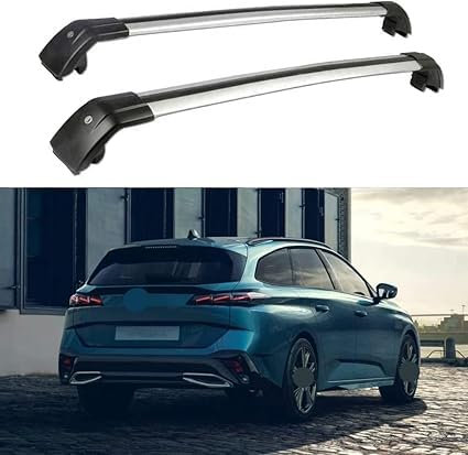 DTGTEX Dachträger für Peugeot 308 SW 5 Door Estate 2021 2022 2023, Dachaußenzubehör, Robuster Dachgepäckträger die Lagerung von Fracht.