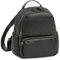 STILORD 'Sue' Rucksack Damen Leder Elegant - Kleiner Damenrucksack modern - Cityrucksack Daypack Mini Tagesrucksack diebstahlsicher - Lederrucksack Frauen Echtleder, Farbe:schwarz