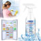 Hainue Gefrierschrank Spray Reiniger,Enteiserspray 120ml,Enteiserspray für Gefrierschrank,Gefrierschrank Abtauspray für Kühler,Gefrierschränke,KühlschränkeAbtauspray, Schneeschmelz,Enteisungsmittel