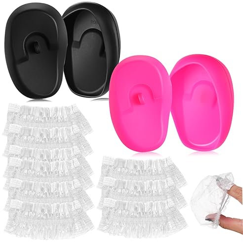 Healvian 2paare Silikon-ohrstöpsel Für Dusche Gehörschutz Bequeme Ohrabdeckung Passend Für Männer Und Frauen Schutz Vor Wasser Und Haarfärbemitteln