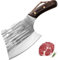Doklasu Kitchen Knife Japanese Full Tang Chef Knife Handmade Forged 6 inch Heavy Duty Professional Cut Bone Chopping Knife High Carbon Steel Cooking Knife with Wooden Handle