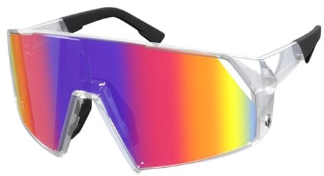 Scott Pro Shield Wechselscheiben Fahrrad Brille Translucent/Teal Chrome