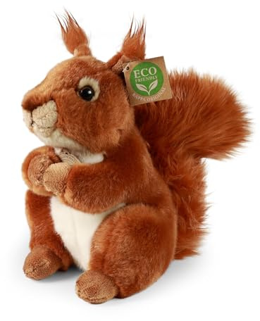 Kuscheltier Eichhörnchen braun 23 cm Plüscheichhörnchen Plüschtier