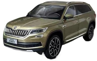 1 18 Für Volkswagen Skoda Karoq Statische Legierung Druckguss Modell Sammlung Auto Modell Dekoration Ornamente Modell Druckgussmodelle Motorfahrzeuge(Grün)