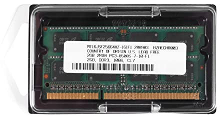 Sarngk Memoria RAM para Computadora PortáTil DDR3 2GB 2RX8 PC3-8500S 1066MHz 204Pin 1.5V RAM para Computadora PortáTil