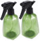 LIOOBO 2Piezas Botella Pulverizadora para Plantas Rociador Uniforme para Jardín para Bonsáis y Plantas Colgantes Ergonómico