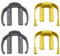 Paquete de 4 clips C para lavadora de coche, hebilla de conector rápido para lavado de coche, pieza de repuesto de lavadora a presión compatible con Karcher K2 K3 K7