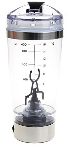 LLHCF Shaker de protéines 450 ml Bouteille d'eau électrique automatique mélangeur pour Smart Cup Protein Auto Shake Drink Juicer Coffee Mélangeur Mélangeur de boissons Mélangeur de boissons