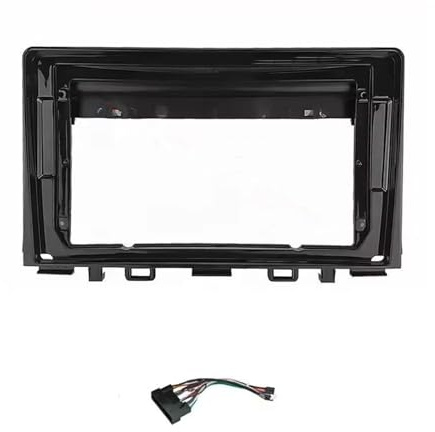 Für Kia Für Rio 2018 2019 Auto GPS Navigation Stereo Radio Blenden Panel Rahmen 2 Din 9 Zoll Im Armaturenbrett Headunit Bildschirm Radioblende(Frame Acc)