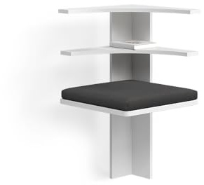 Livinity Esszimmer-Eckbank Tiberio, Weiß, 43.5 x 43.5 cm