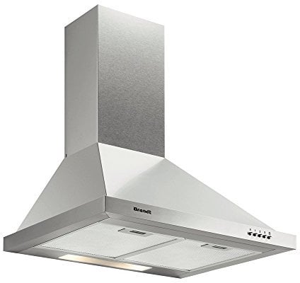 Brandt AD1006X Hotte Intégrable 60 cm 600 m³/h Inox