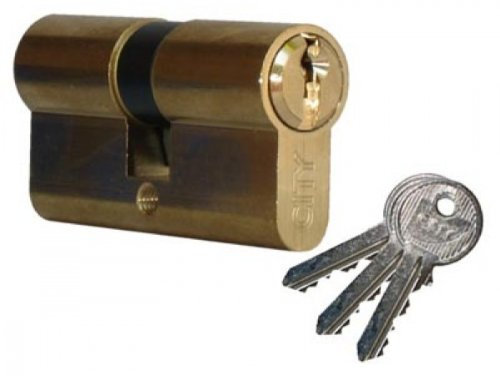 Cavers (iseo) 520930307 Cylindre Double City varié-30 x 30-Laiton Poli, NSP