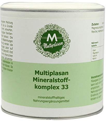multiplasan mineralstoffkomplex 33 pulver 300 g