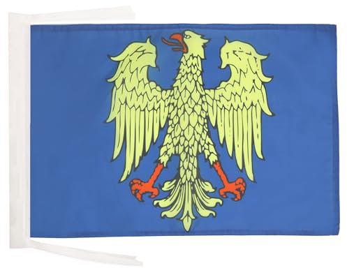 BANDIERA FRIULI-VENEZIA GIULIA 45x30cm - BANDIERINA FRIULANA - REGIONE ITALIA 30 x 45 cm cordicelle - AZ FLAG