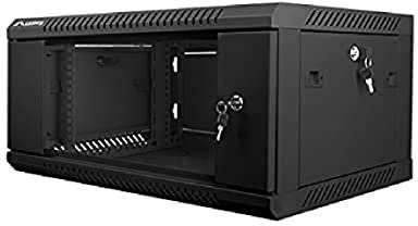 Lanberg WF01-6404-10B Armario Rack de Pared 4U 19 Negro